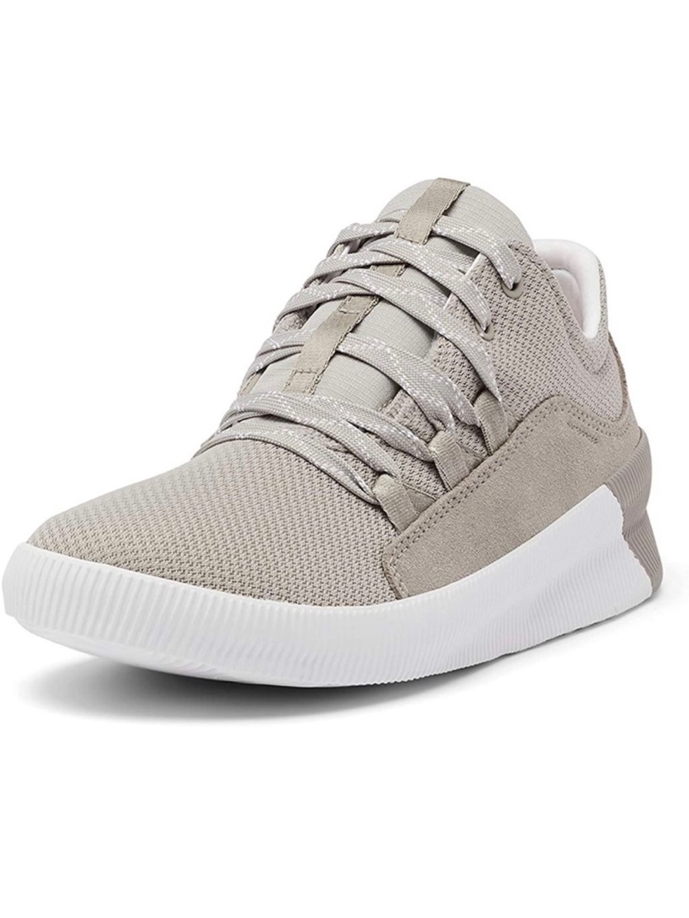 Sorel Gray Suede Out ’N About III Plus Lace Waterproof Cushioned Sneakers Sz 9